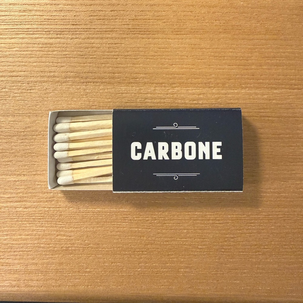 Carbone Match Book - Picture 3 of 3